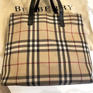Burberry Nova Canvas Tote